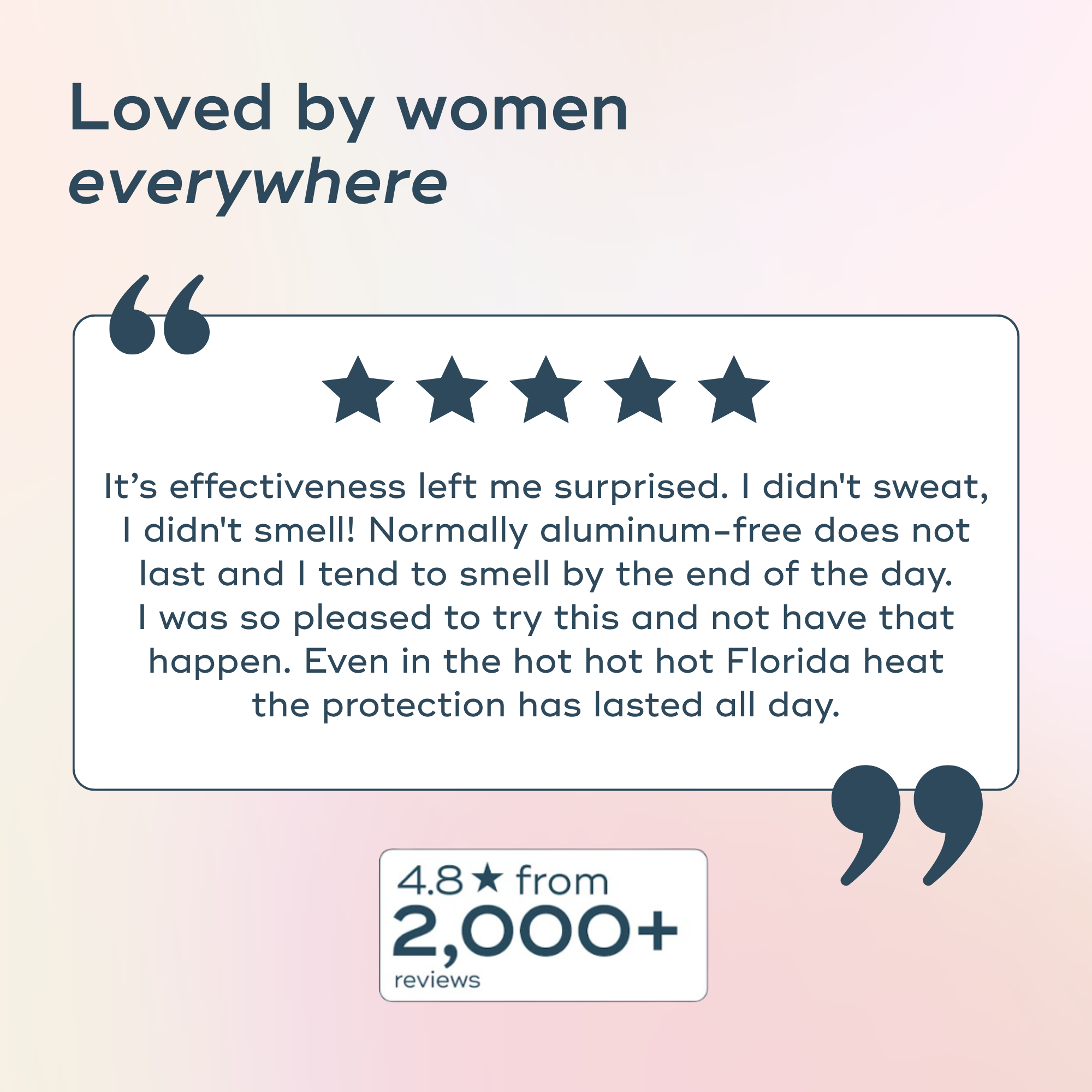 The All Over Deodorant™- Hydrating Soft Cotton