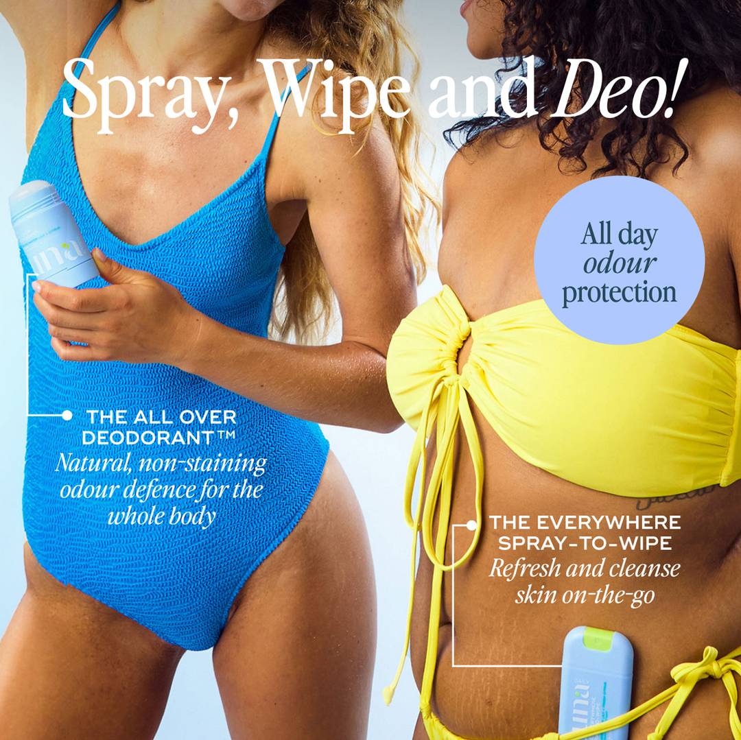 The Everywhere Spray-To-Wipe Mini - Cooling Water Lily + Fresh Citrus