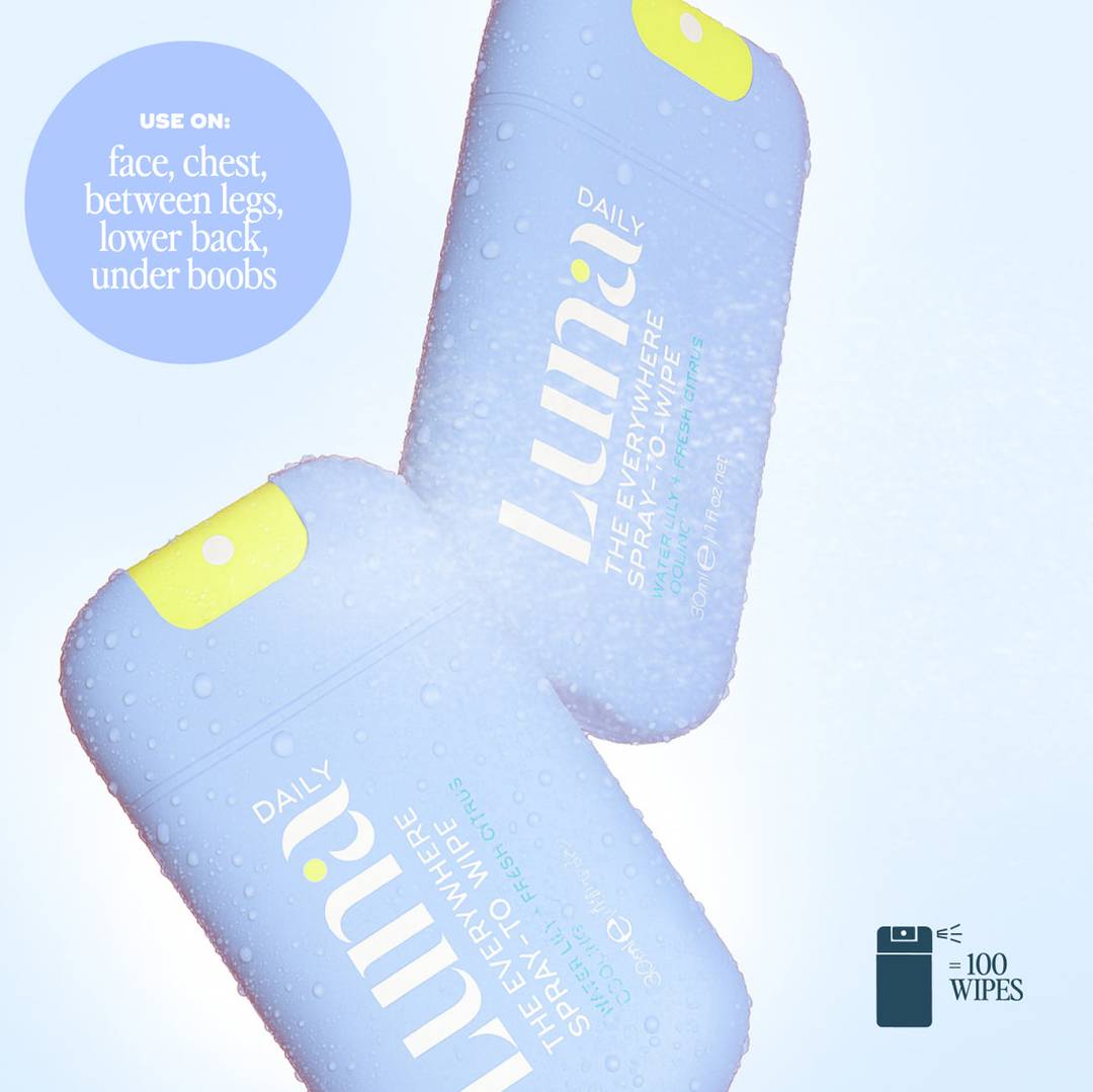 The Everywhere Spray-To-Wipe Mini - Cooling Water Lily + Fresh Citrus