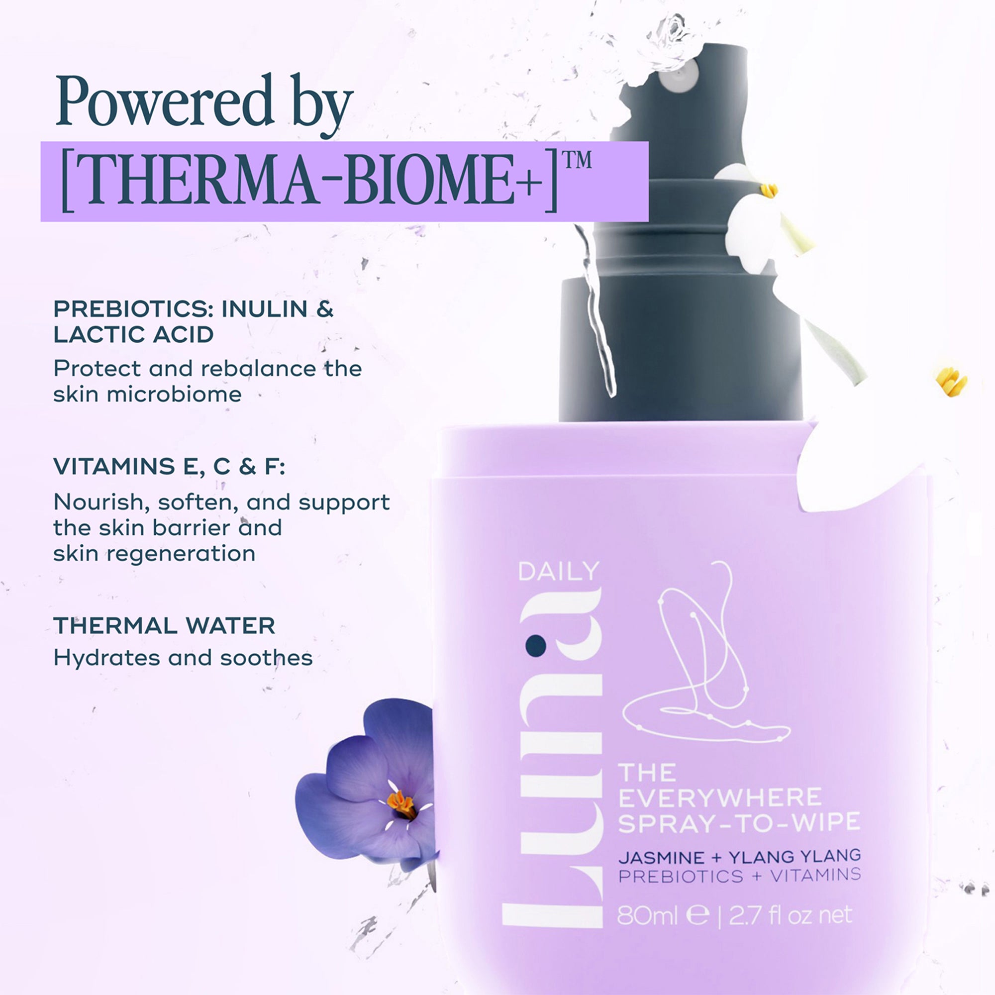 The Everywhere Spray-To-Wipe - Fresh Jasmine + Ylang Ylang