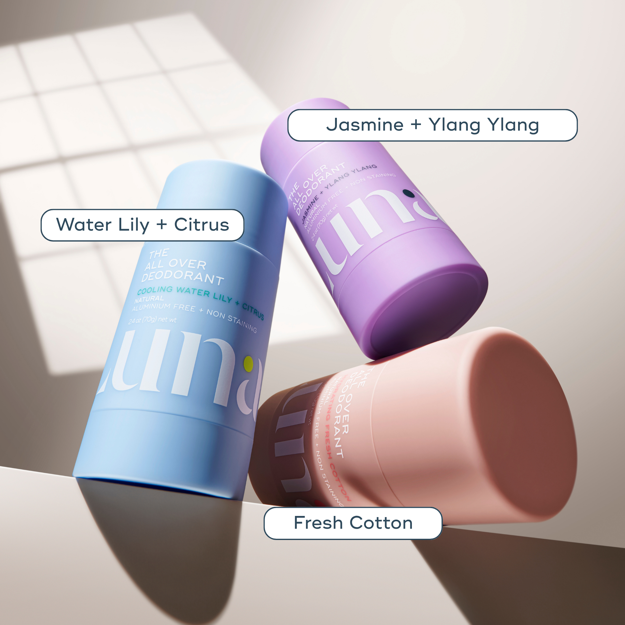 The All Over Deodorant™- Cooling Water Lily + Fresh Citrus