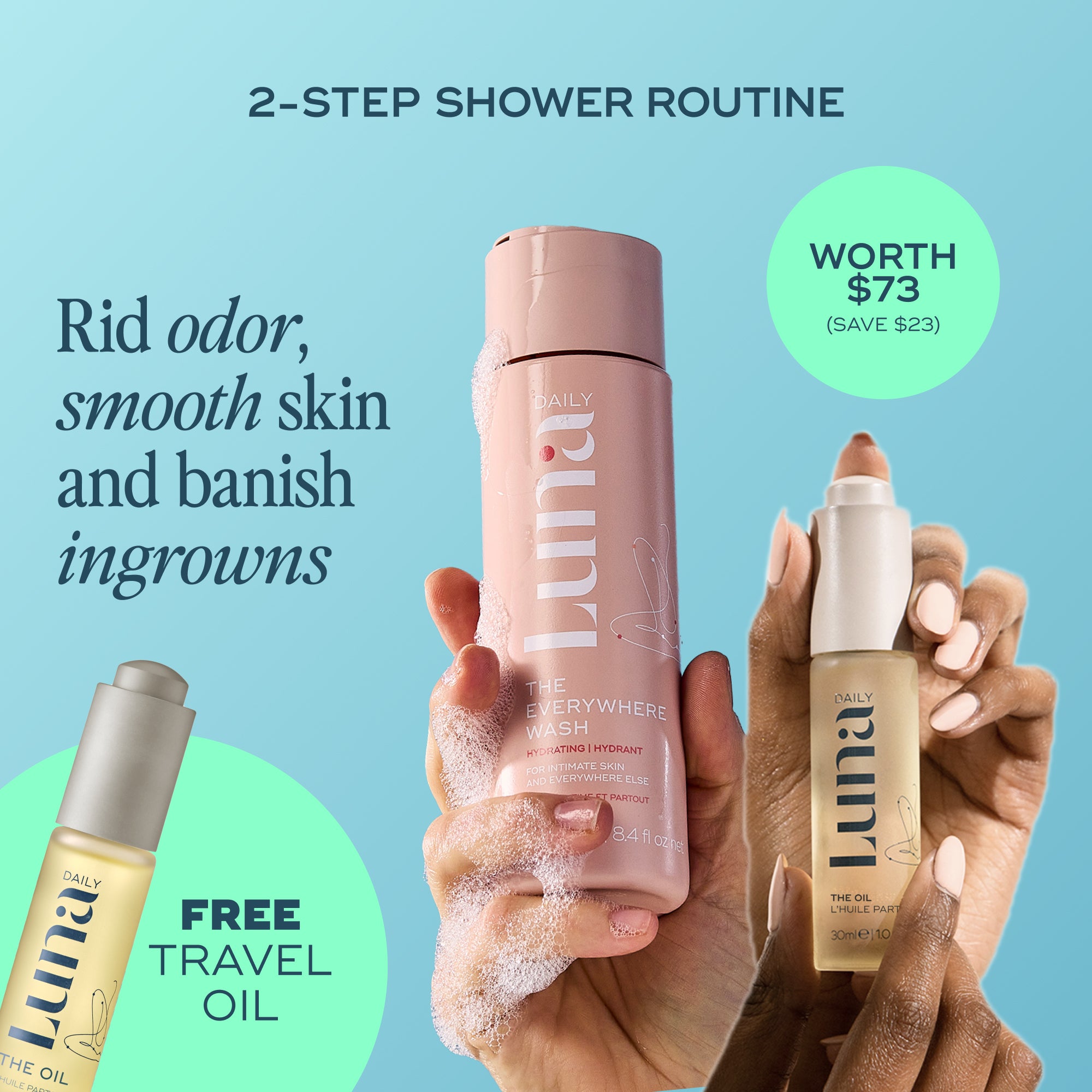 The Hydrating Everything Shower Bundle
