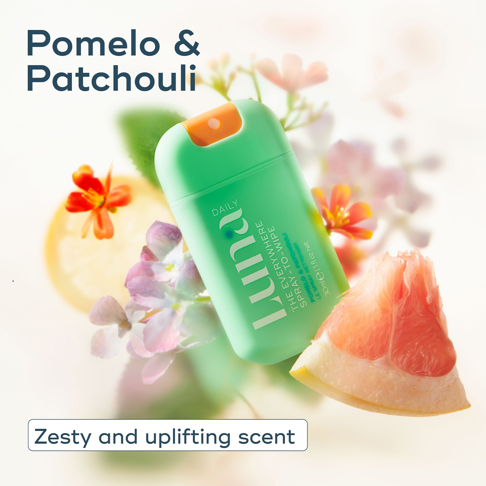 The Everywhere Spray-To-Wipe™ - pH-Balancing Body Cleansing Spray - Pomelo + Patchouli