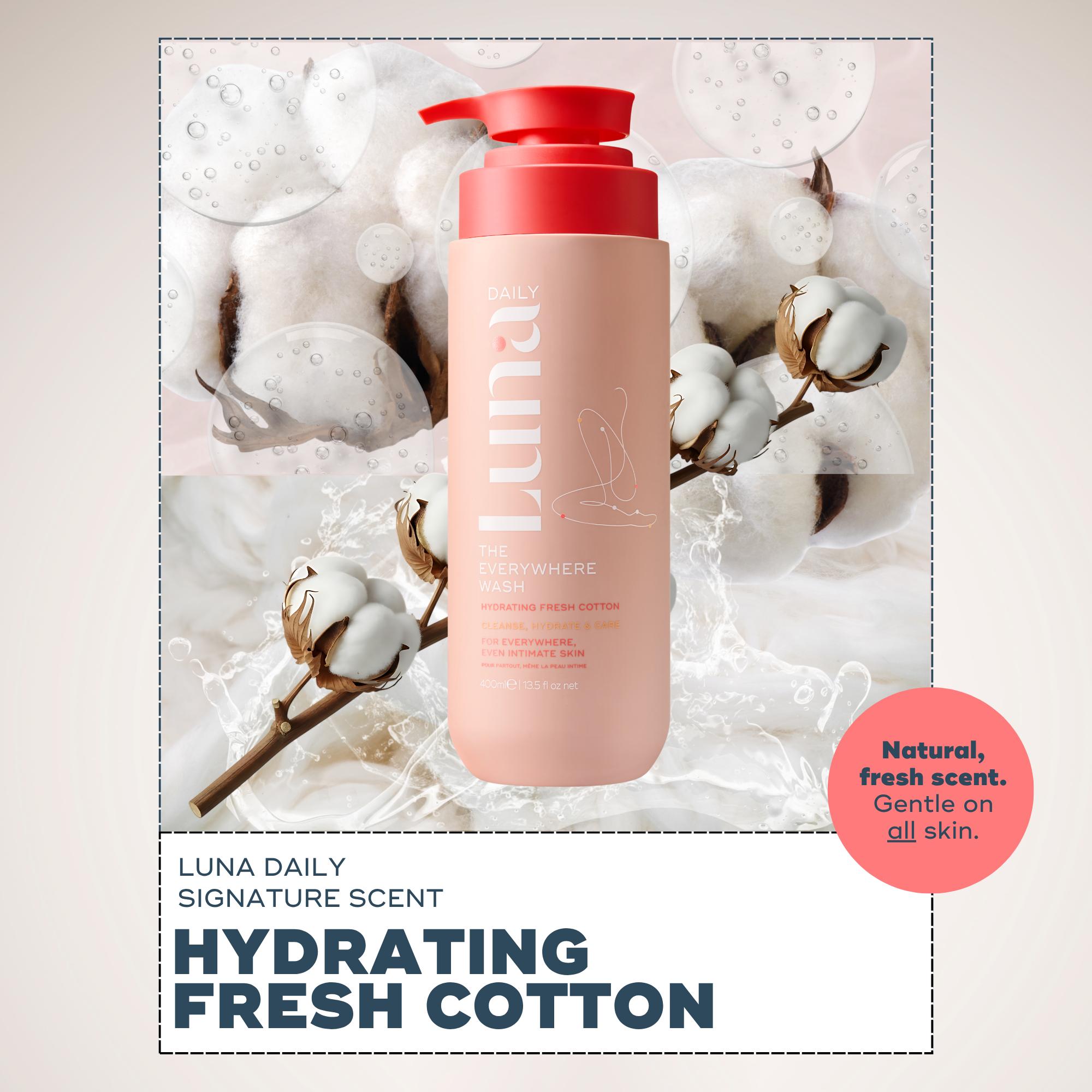 The Everywhere Wash - Hydrating Soft Cotton
