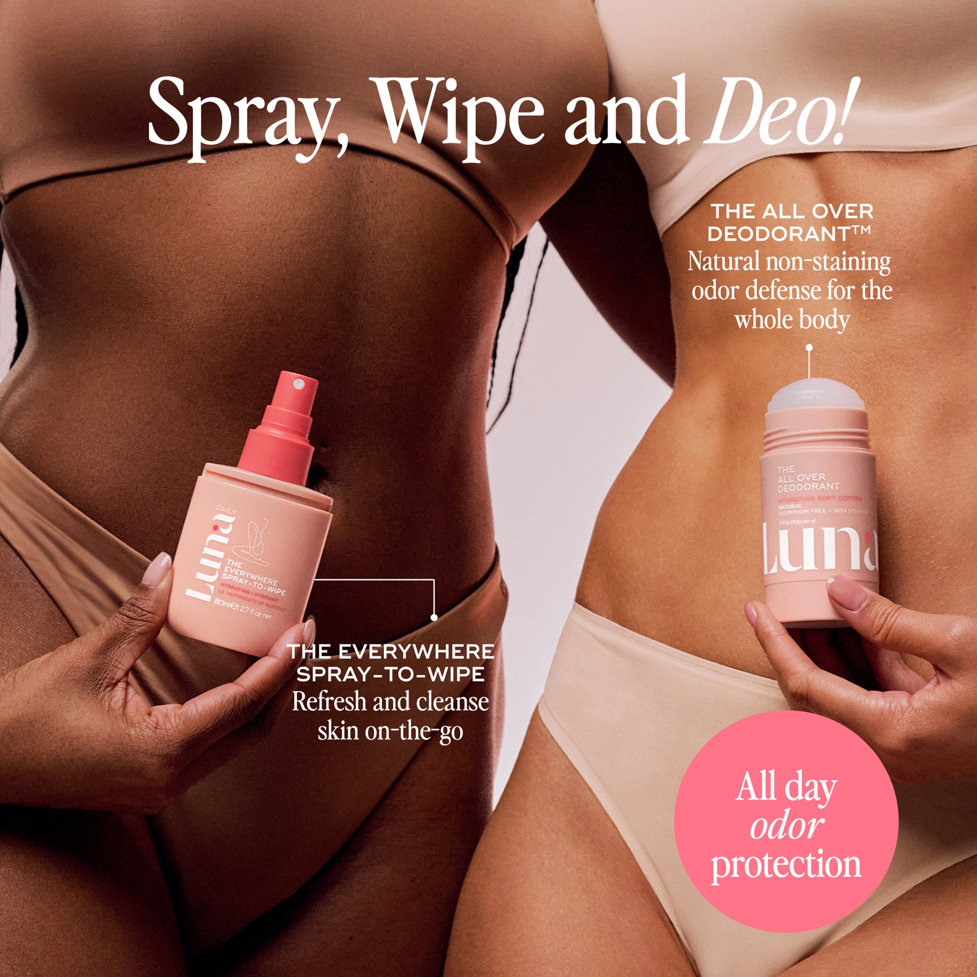 The Everywhere Spray-To-Wipe - Hydrating Soft Cotton