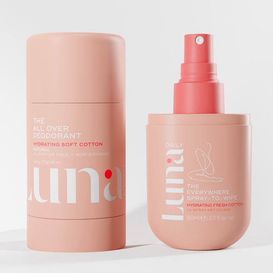 Body Odor Besties - The Hydrating All Over Deodorant™ + Hydrating Spray-To-Wipe