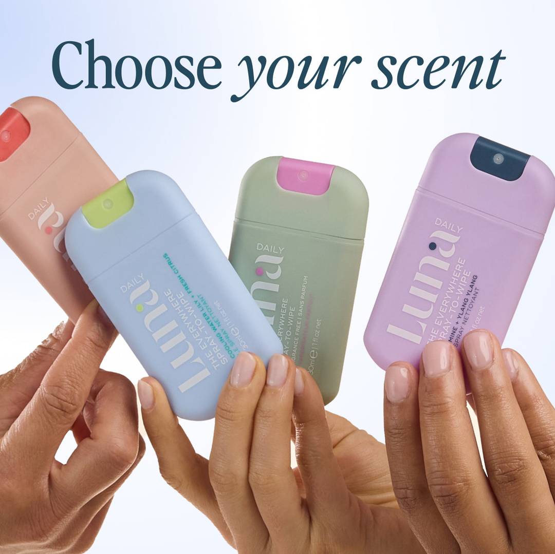 The Everywhere Spray-To-Wipe Mini - Cooling Water Lily + Fresh Citrus