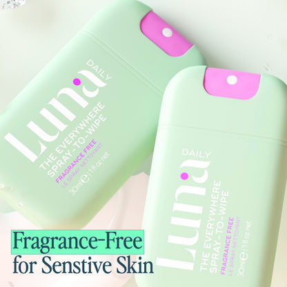 The Everywhere Spray-To-Wipe Mini - Fragrance Free