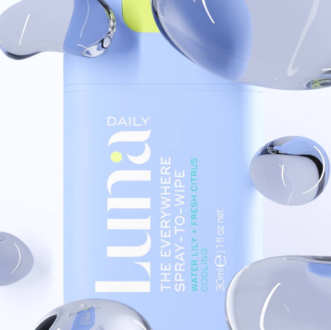 The Everywhere Spray-To-Wipe Mini - Cooling Water Lily + Fresh Citrus