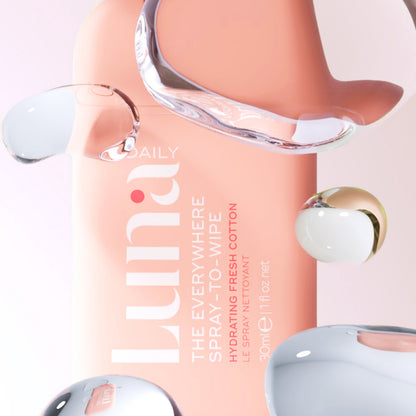 The Everywhere Spray-To-Wipe Mini -  Hydrating Soft Cotton