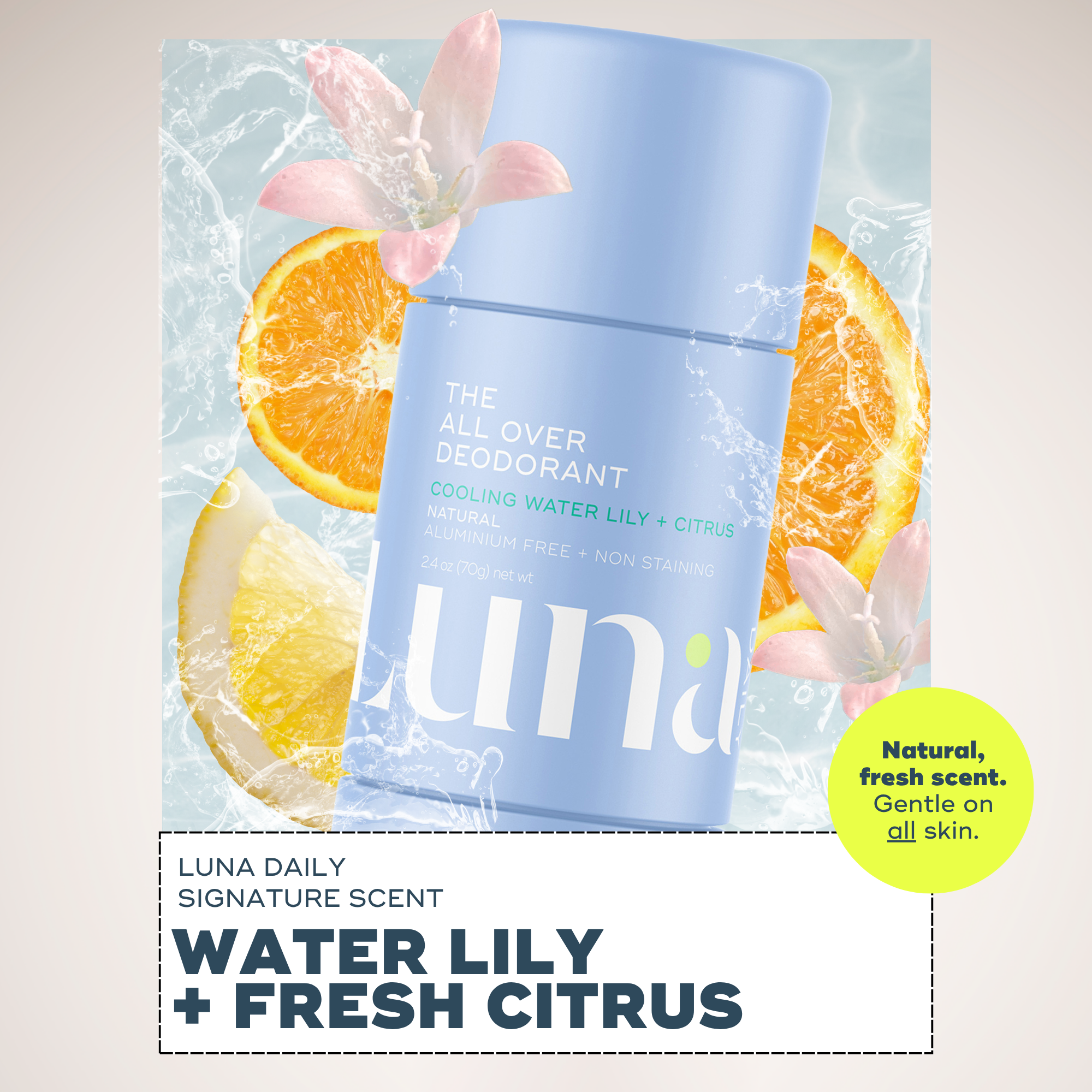 Cool, Soothe & Cleanse - Water Lily + Fresh Citrus