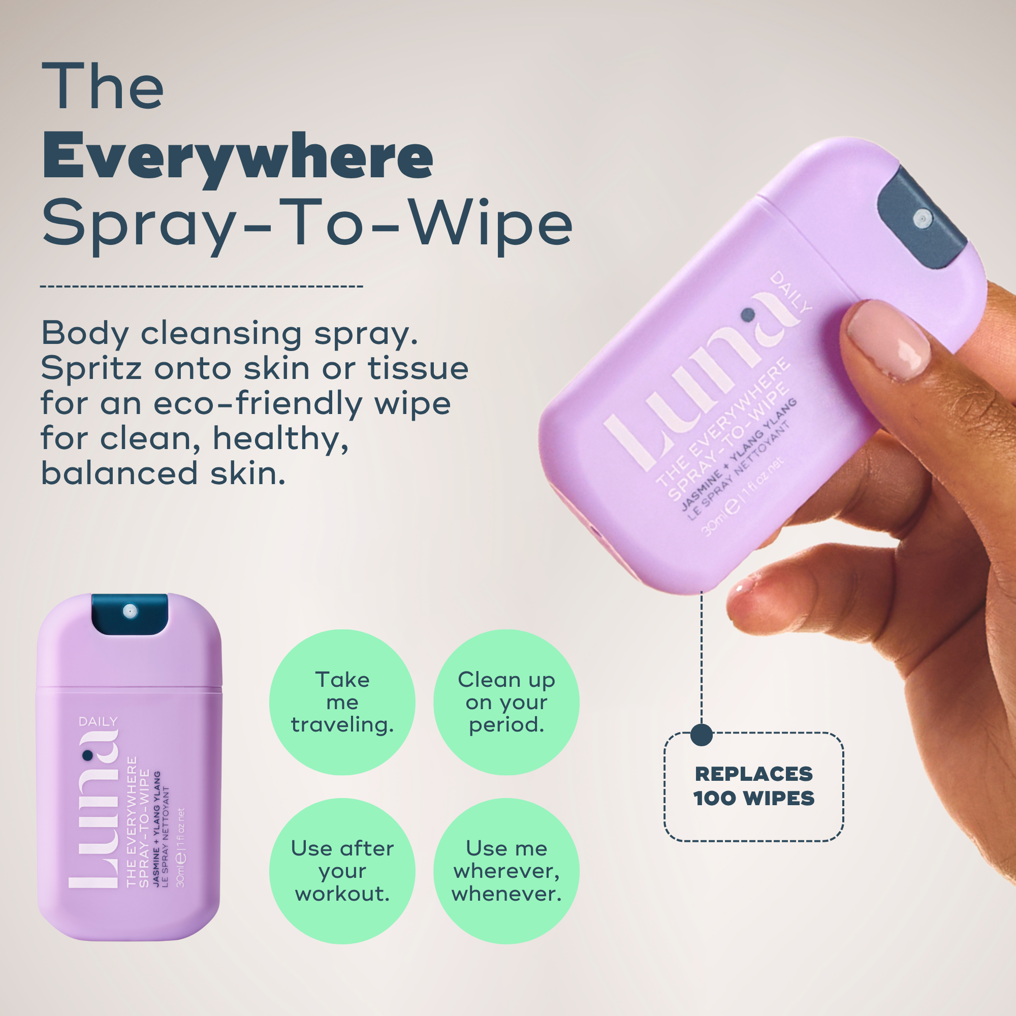 The Everywhere Spray-to-Wipe - Holiday Trio Kit