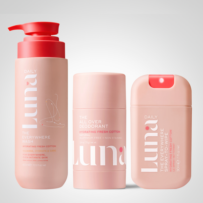 US 3-Steps To All-Day Fresh Hydrating Bundle (Fresh Cotton)
