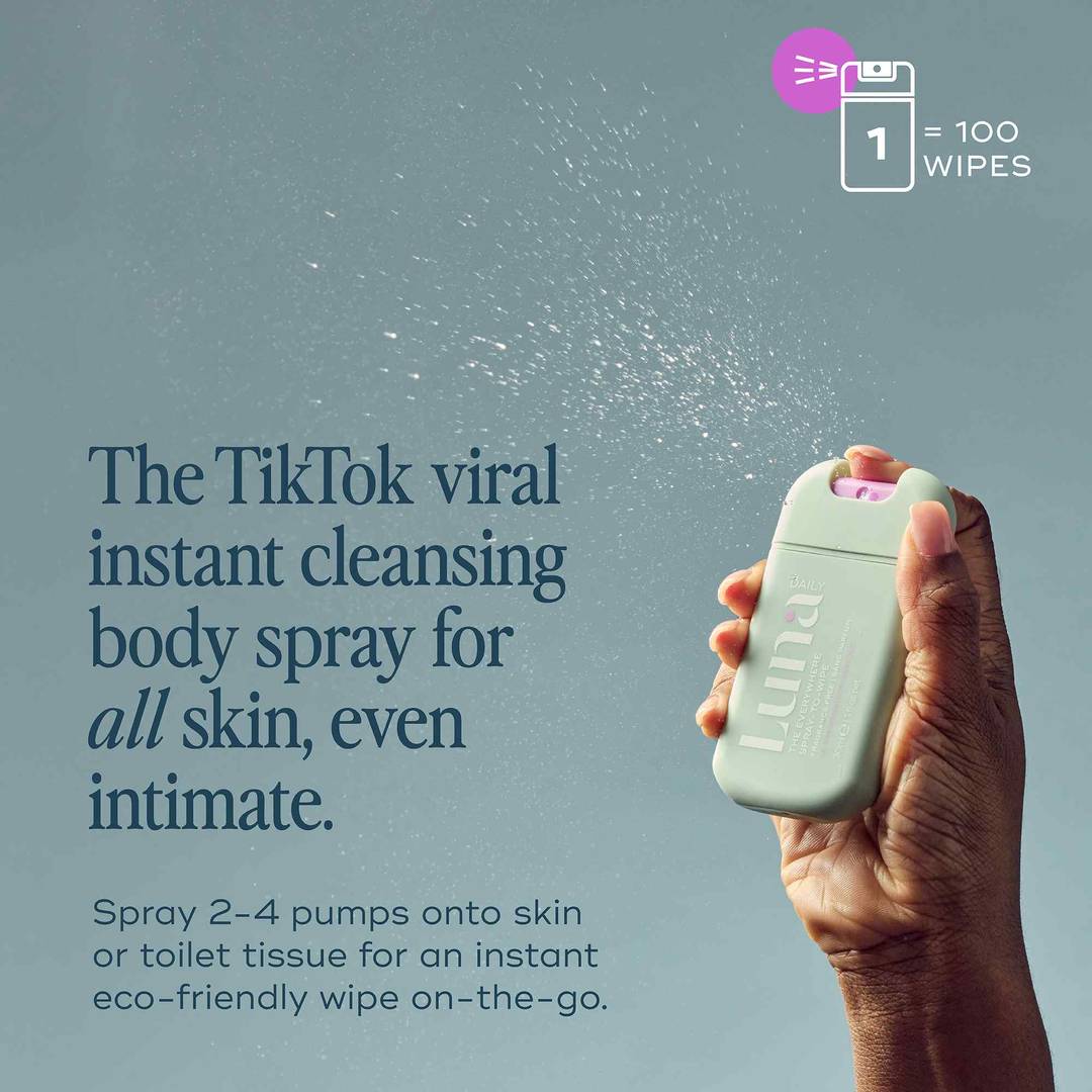 The Fragrance-Free Everywhere Spray-To-Wipe Mini