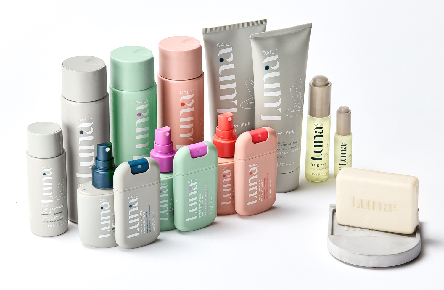 Luna Daily  Microbiome balancing body care for all skin.