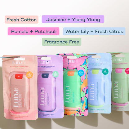 The Everywhere Spray-To-Wipe™ - pH-Balancing Body Cleansing Spray - Pomelo + Patchouli