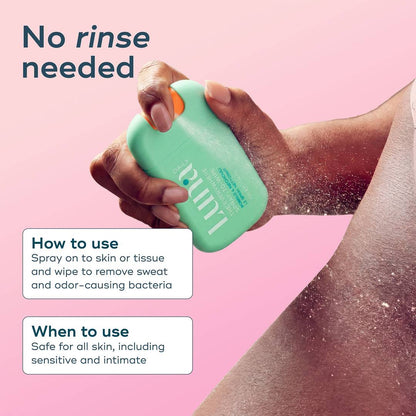 The Everywhere Spray-To-Wipe™ - pH-Balancing Body Cleansing Spray + Lanyard - Pomelo + Patchouli