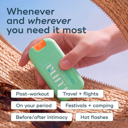 The Everywhere Spray-To-Wipe™ - pH-Balancing Body Cleansing Spray + Lanyard - Pomelo + Patchouli