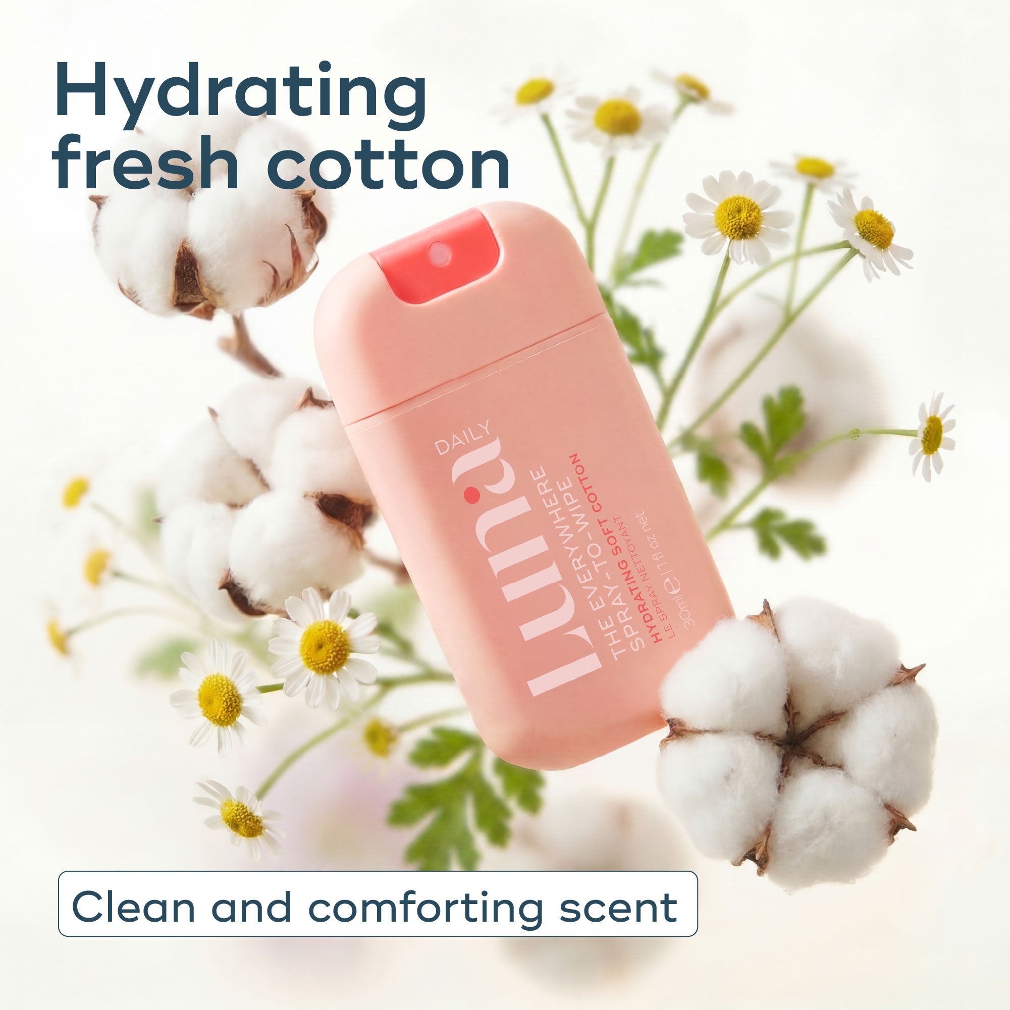 US The Everywhere Spray-To-Wipe + Lanyard - Hydrating Soft Cotton