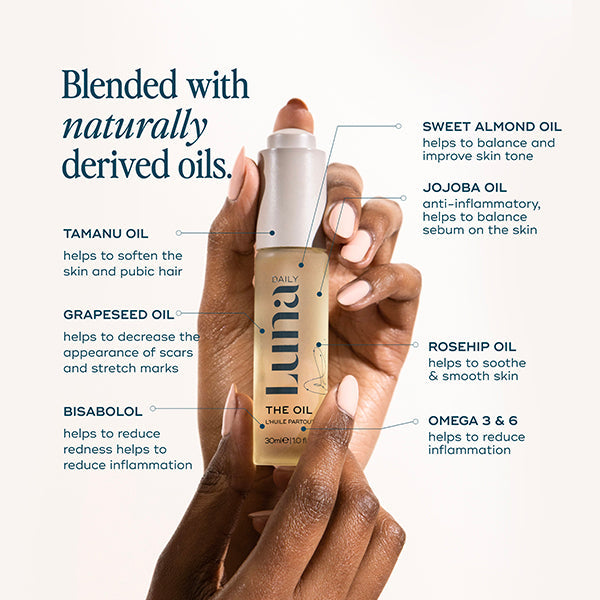 THE EVERYTHING OIL - FOR INGROWNS & BUMPS - Luna Daily -Body oil #