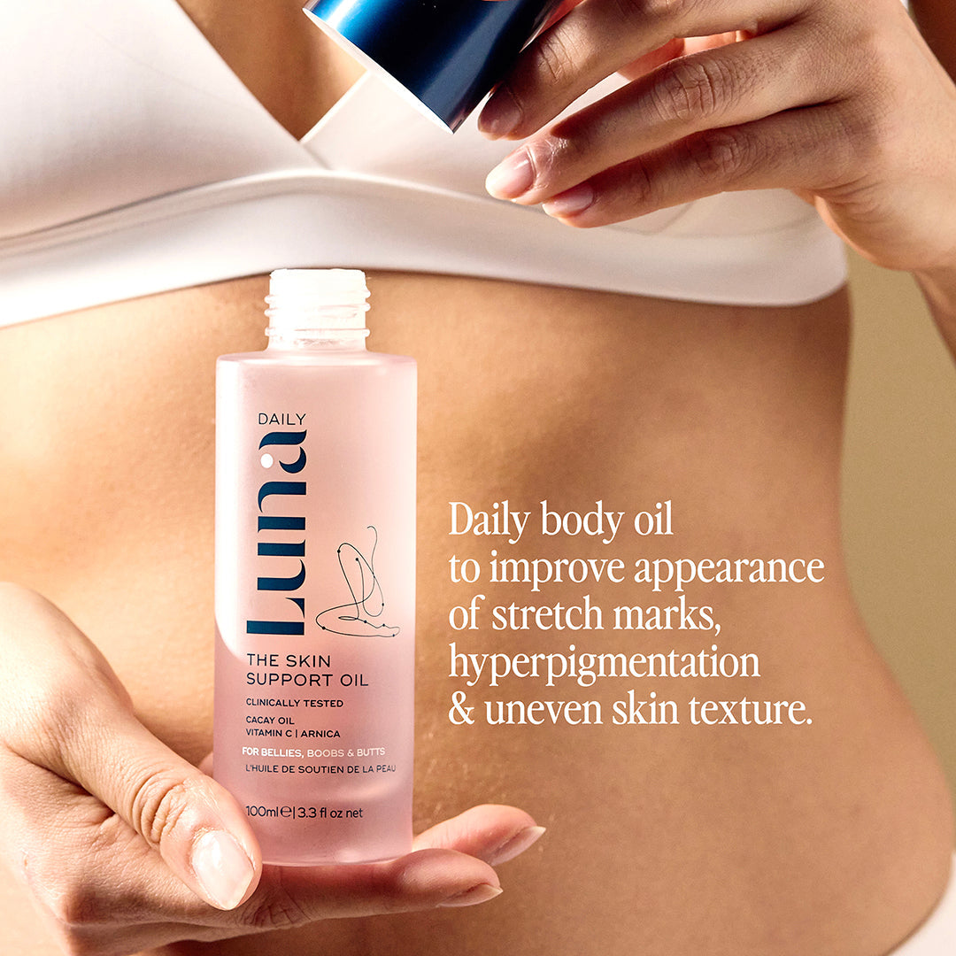 THE SKIN SUPPORT OIL - FOR STRETCH MARKS - Luna Daily - #