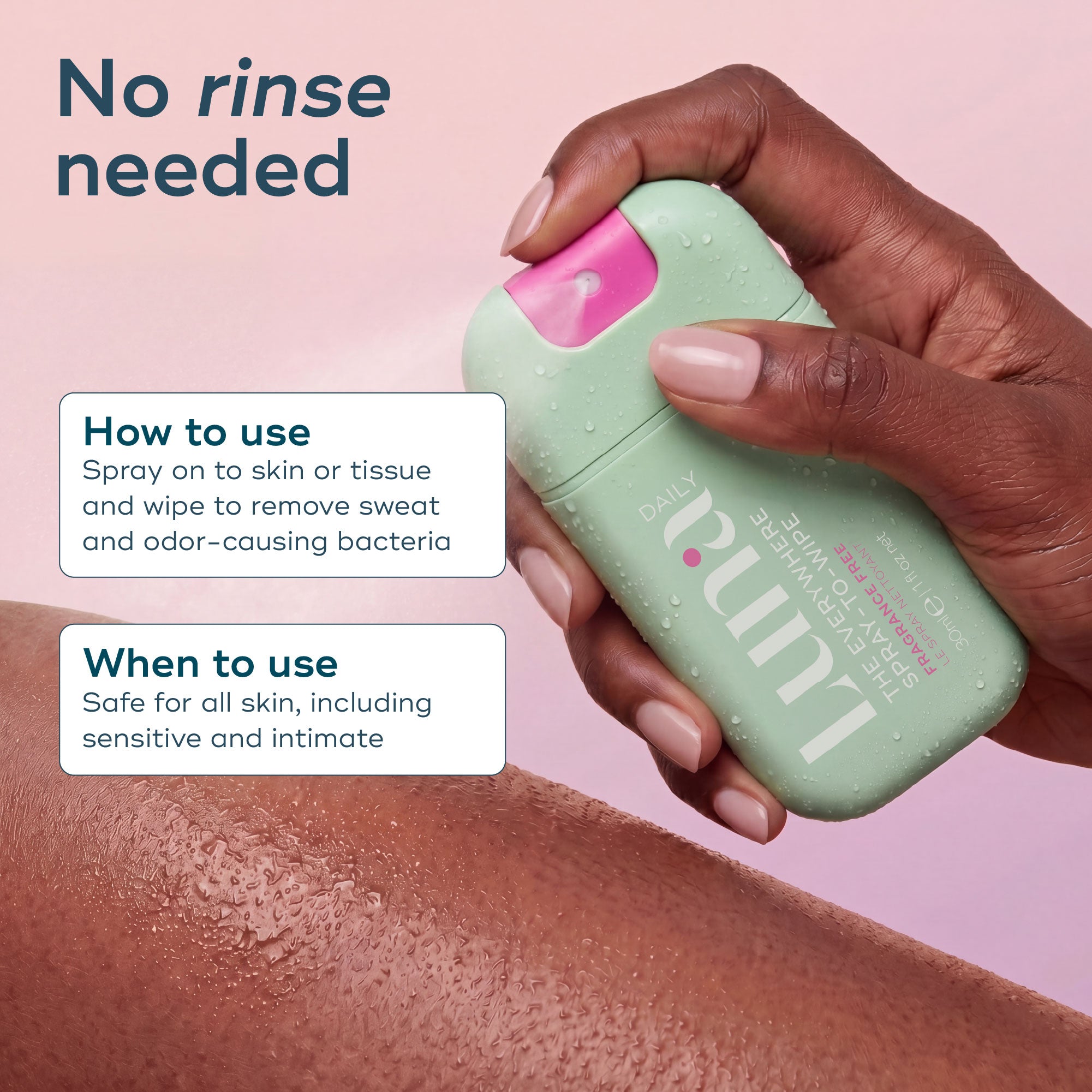 US The Everywhere Spray-To-Wipe + Lanyard - Fragrance Free