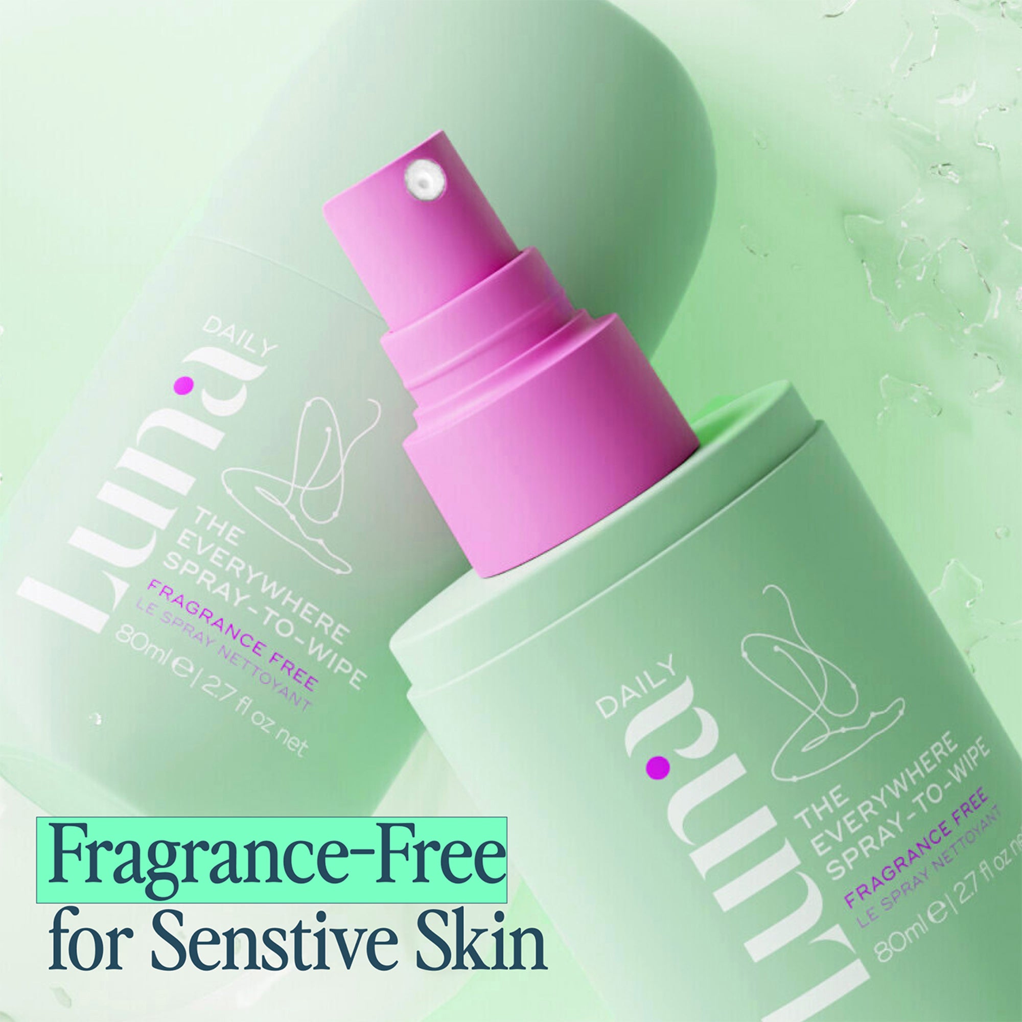 The Fragrance Free Everywhere Spray-To-Wipe