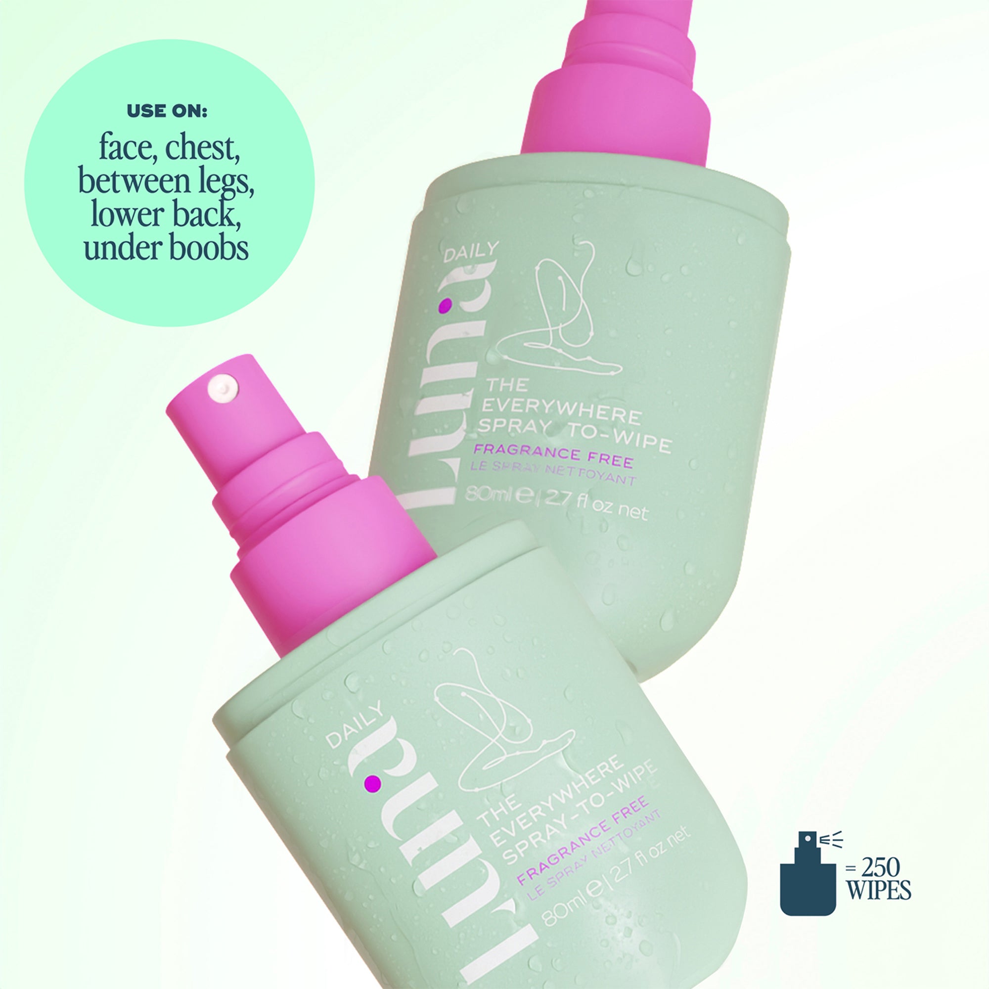 The Fragrance Free Everywhere Spray-To-Wipe