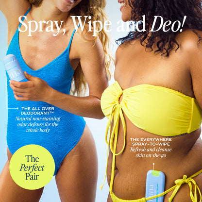 The Everywhere Spray-To-Wipe Mini - Cooling Water Lily + Fresh Citrus