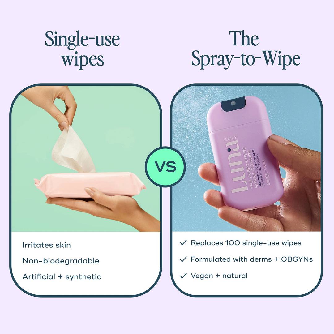 The Everywhere Spray-To-Wipe Mini - Fresh Jasmine and Ylang Ylang