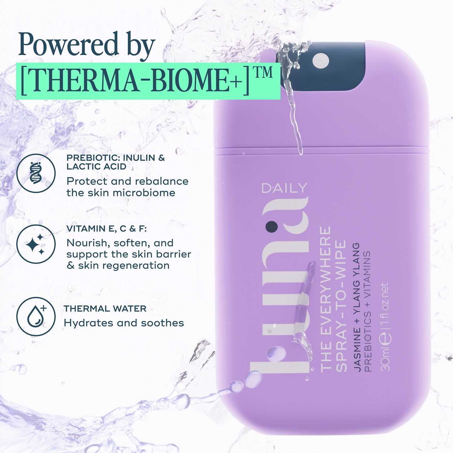 The Everywhere Spray-To-Wipe Mini - Fresh Jasmine and Ylang Ylang